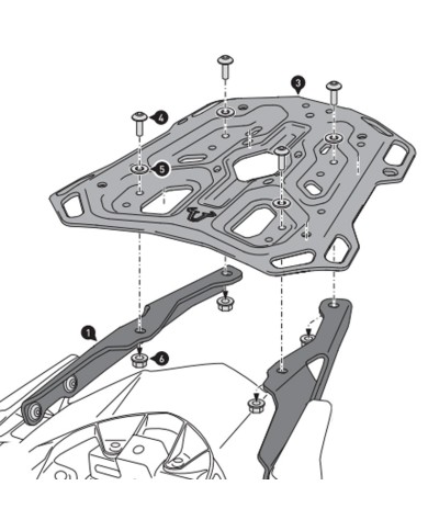 PACK SW-MOTECH BAUL DUSC 41L + PORTAEQUIPAJE KAWASAKI GPT.08.368.65000/B