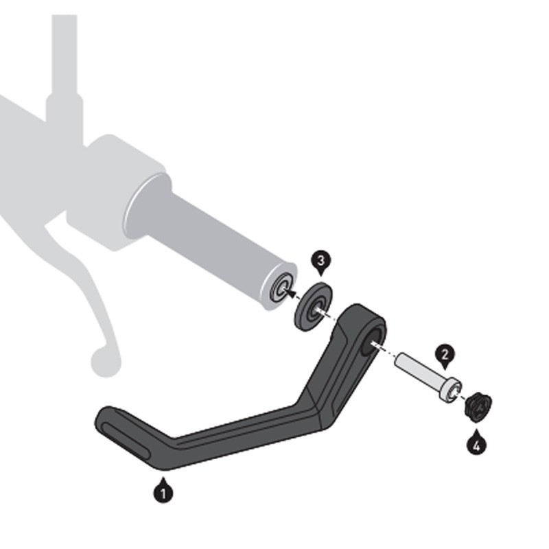 JUEGO DE PROTECTORES DE MANETA SW-MOTECH BMW LVG.07.913.10001/B |  de moto | %brands%