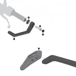 JUEGO DE PROTECTORES DE MANETA CON DEFLECTOR SW-MOTECH BMW LVG.07.913.11000/B