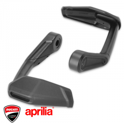 JUEGO DE PROTECTORES DE MANETA CON DEFLECTOR SW-MOTECH DUCATI/APRILIA LVG.04.882.11000/B