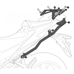 KIT DE FIJACIÓN POSTERIOR SW-MOTECH STREET-RACK HONDA GPT.01.596.16000/B