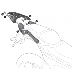 KIT DE FIJACIÓN POSTERIOR SW-MOTECH STREET-RACK KTM GPT.04.988.16000/B