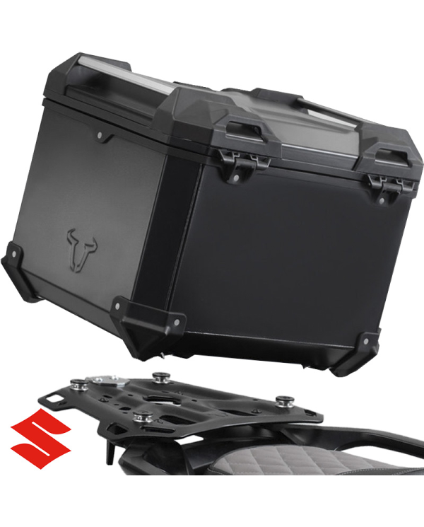 PACK SW-MOTECH BAUL 38L + HERRAJES + BOLSA SUZUKI GPT.05.601.70000/B