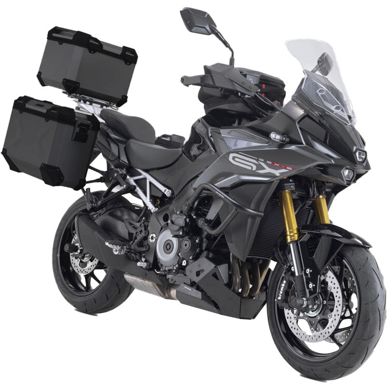 PACK SW-MOTECH BAUL 38L + HERRAJES + BOLSA SUZUKI GPT.05.601.70000/B