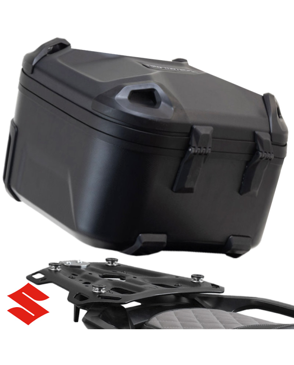 PACK SW-MOTECH BAUL DUSC 41L + PORTAEQUIPAJE SUZUKI GPT.05.601.65000/B