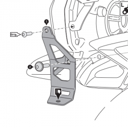 SOPORTE DE FAROS ADICIONALES SW-MOTECH TRIUMPH NSW.11.004.10102/B