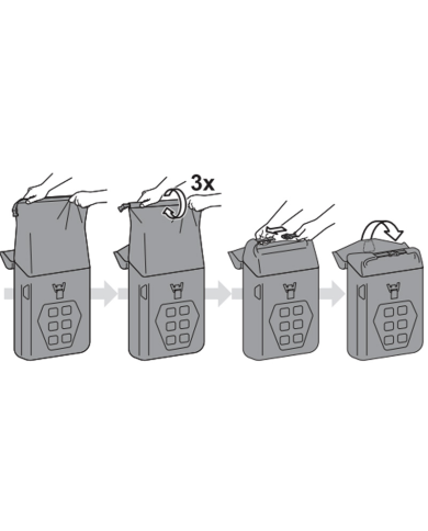 PACK SW-MOTECH DE ALFORJAS Y SOPORTES SYSBAG WP L/L TRIUMPH BC.SYS.11.905.21001/B