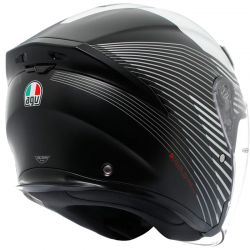 CASCO AGV K5 JET EVO CONTROL MATT BLACK/WHITE