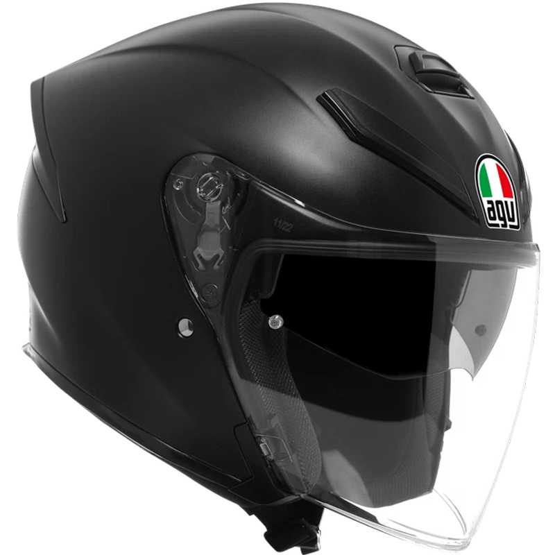 CASCO AGV K5 JET EVO MONO MATT BLACK