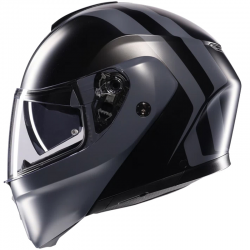 CASCO AGV STREETMODULAR RESIA MATT BLACK/GREY