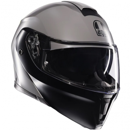 CASCO AGV STREETMODULAR RESIA GREY/BLACK/YEL FLUO