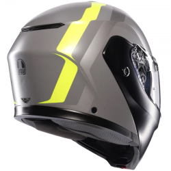 CASCO AGV STREETMODULAR RESIA GREY/BLACK/YEL FLUO