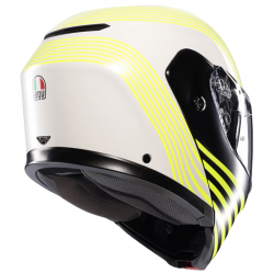 CASCO AGV STREETMODULAR ISEO MATT WHITE/BLACK/YELLOW FLUO