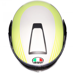 CASCO AGV STREETMODULAR ISEO MATT WHITE/BLACK/YELLOW FLUO