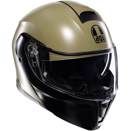 CASCO AGV STREETMODULAR MONO MATT PASTELLO GREEN/BLACK