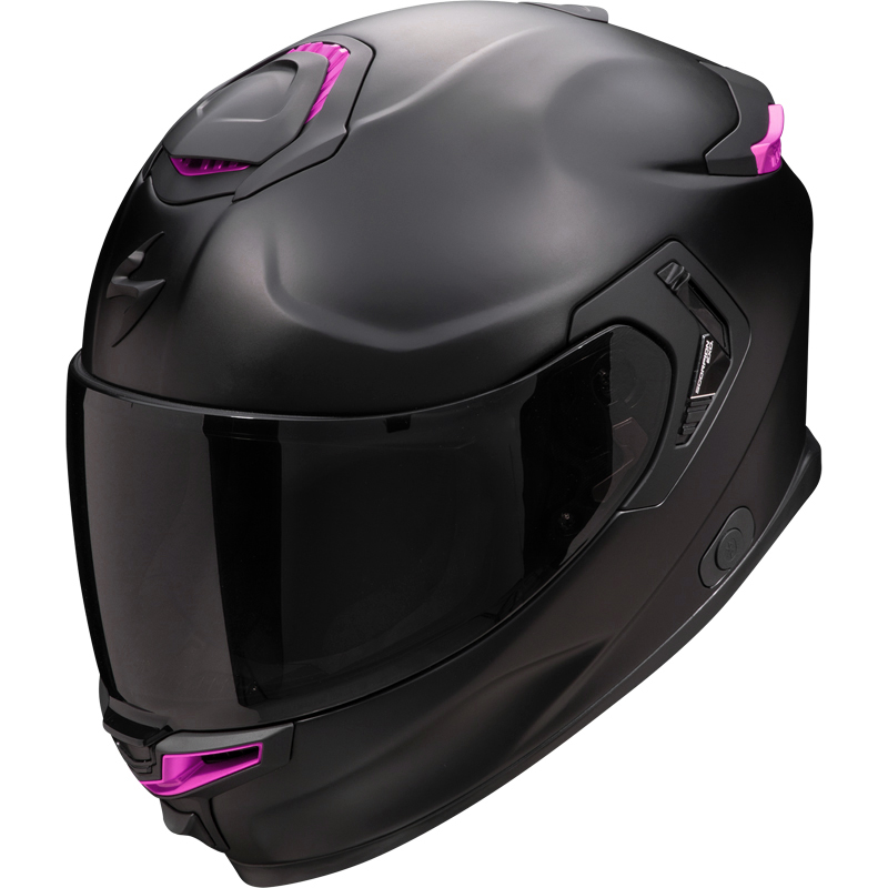 CASCO SCORPION EXO-GT SP AIR NEGRO MATE/ROSA