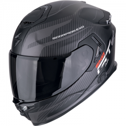 CASCO SCORPION EXO-GT SP AIR FLEX NEGRO MATE/PLATA