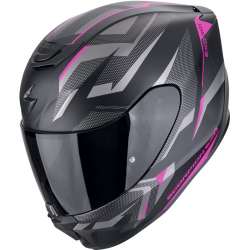 CASCO SCORPION EXO-391 AAXO NEGRO MATE/ROSA