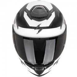 CASCO SCORPION EXO-GT SP AIR TORNADO NEGRO MATE/BLANCO/PLATA