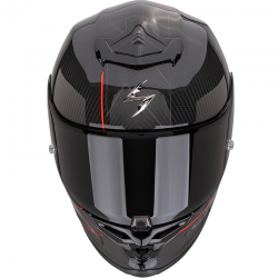 CASCO SCORPION EXO-R1 EVO CARBON AIR CYNERGY NEGRO/ROJO