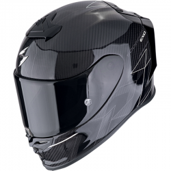 CASCO SCORPION EXO-R1 EVO CARBON AIR CYNERGY NEGRO/BLANCO