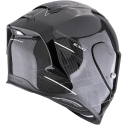 CASCO SCORPION EXO-R1 EVO CARBON AIR CYNERGY NEGRO/BLANCO