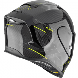 CASCO SCORPION EXO-R1 EVO CARBON AIR CYNERGY NEGRO/AMARILLO FLUOR