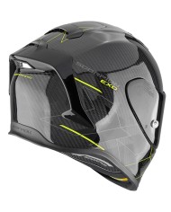 CASCO SCORPION EXO-R1 EVO CARBON AIR CYNERGY NEGRO/AMARILLO FLUOR