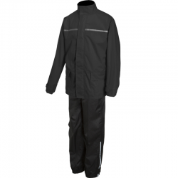 CONJUNTO IMPERMEABLE MOORE RAIN SET TWILL BLACK