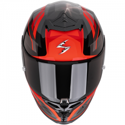 CASCO SCORPION EXO-R1 EVO II AIR VITAL NEGRO/PLATA/ROJO