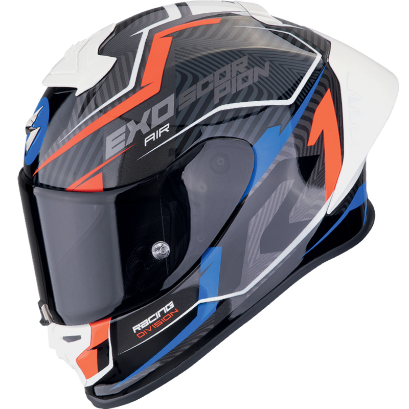 CASCO SCORPION EXO-R1 EVO II AIR COUP NEGRO/ROJO/AZUL