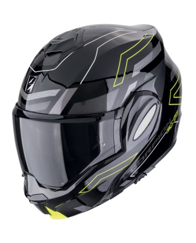 CASCO SCORPION EXO-TECH EVO CARBON CONQUER BLACK/NEON YELLOW