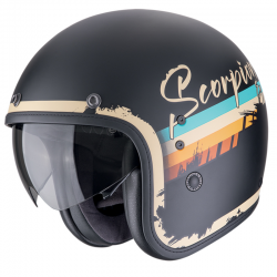 CASCO SCORPION BELFAST EVO ADONIS BLACK MATT/BEIGE