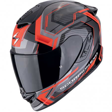 CASCO SCORPION EXO-1400 EVO II AIR LINART BLACK/RED