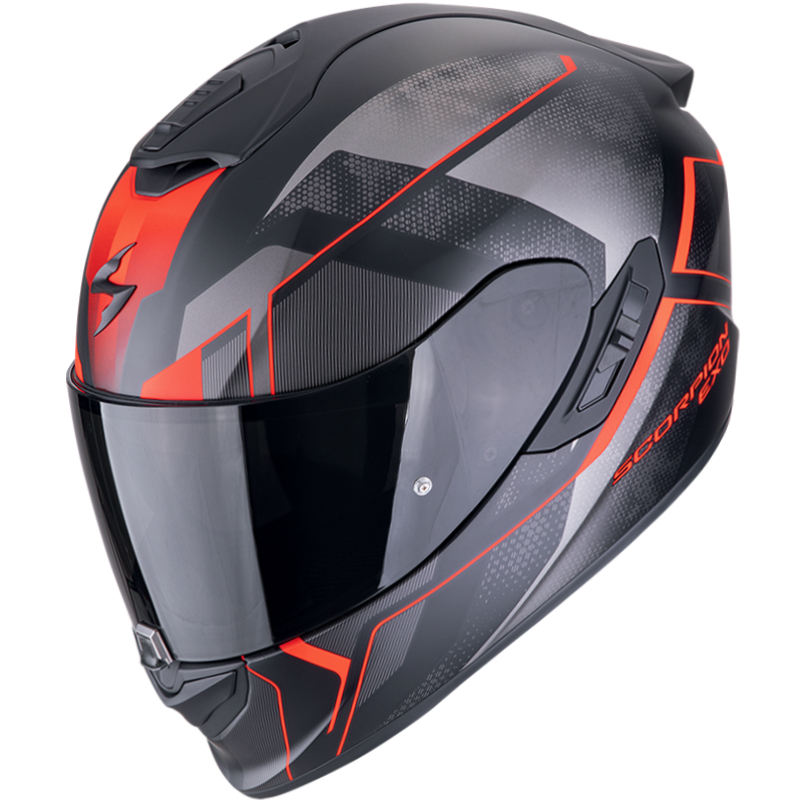 CASCO SCORPION EXO-1400 EVO II AIR INTENSIO BLACK MATT/RED