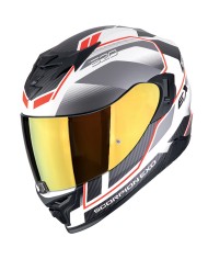 CASCO SCORPION EXO-520 EVO AIR LENA WHITE MATT/RED