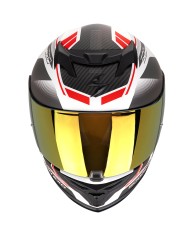 CASCO SCORPION EXO-520 EVO AIR LENA WHITE MATT/RED
