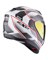 CASCO SCORPION EXO-520 EVO AIR LENA WHITE MATT/RED