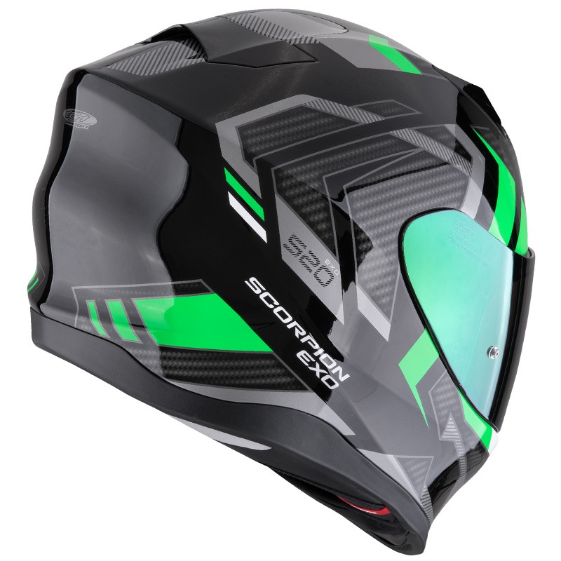 CASCO SCORPION EXO-520 EVO AIR SENSUS BLACK/GREEN