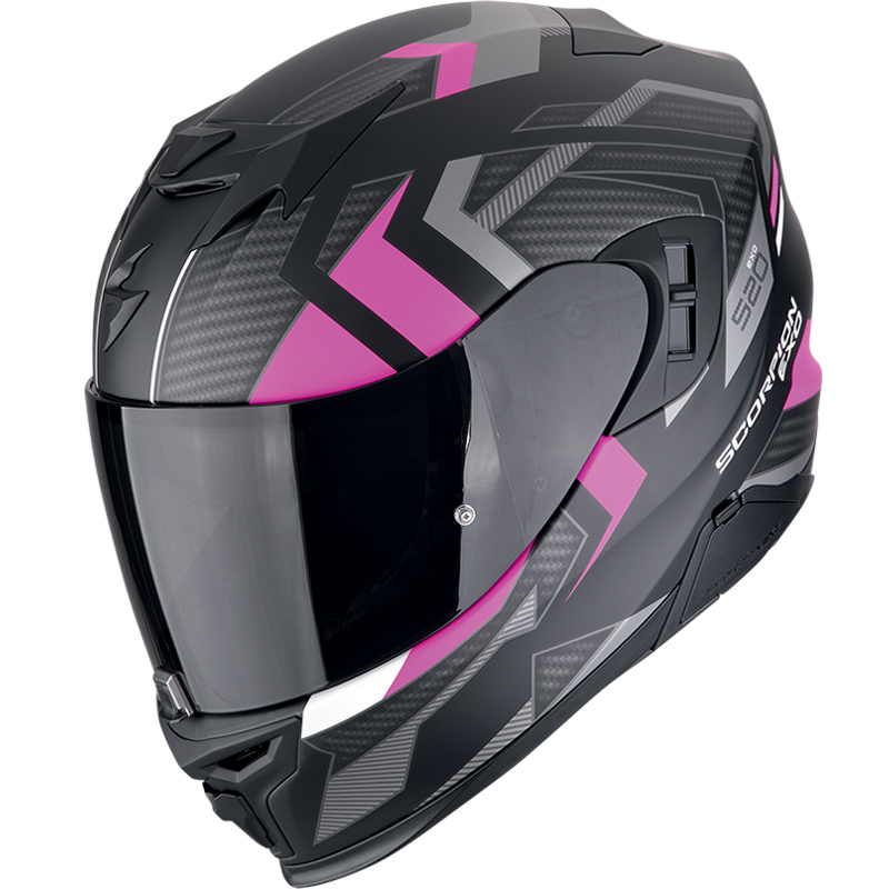 CASCO SCORPION EXO-520 EVO AIR SENSUS BLACK MATT/PINK