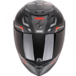 CASCO SCORPION EXO-520 EVO AIR RANKA BLACK MATT/SILVER/RED