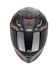 CASCO SCORPION EXO-520 EVO AIR RANKA BLACK MATT/SILVER/RED