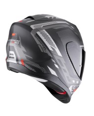 CASCO SCORPION EXO-520 EVO AIR RANKA BLACK MATT/SILVER/RED