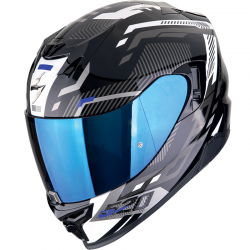 CASCO SCORPION EXO-520 EVO AIR RANKA BLACK/WHITE/BLUE