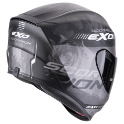 CASCO SCORPION EXO-391 AVA NEGRO MATE/PLATA