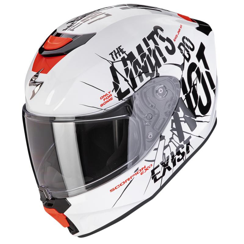 CASCO SCORPION EXO-JNR AIR BOUM BLANCO/NEGRO