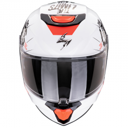 CASCO SCORPION EXO-JNR AIR BOUM BLANCO/NEGRO