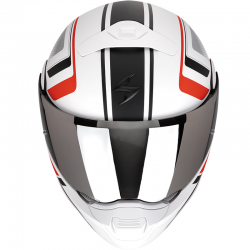 CASCO SCORPION EXO-930 EVO ARDENS WHITE MATT/BLACK/RED