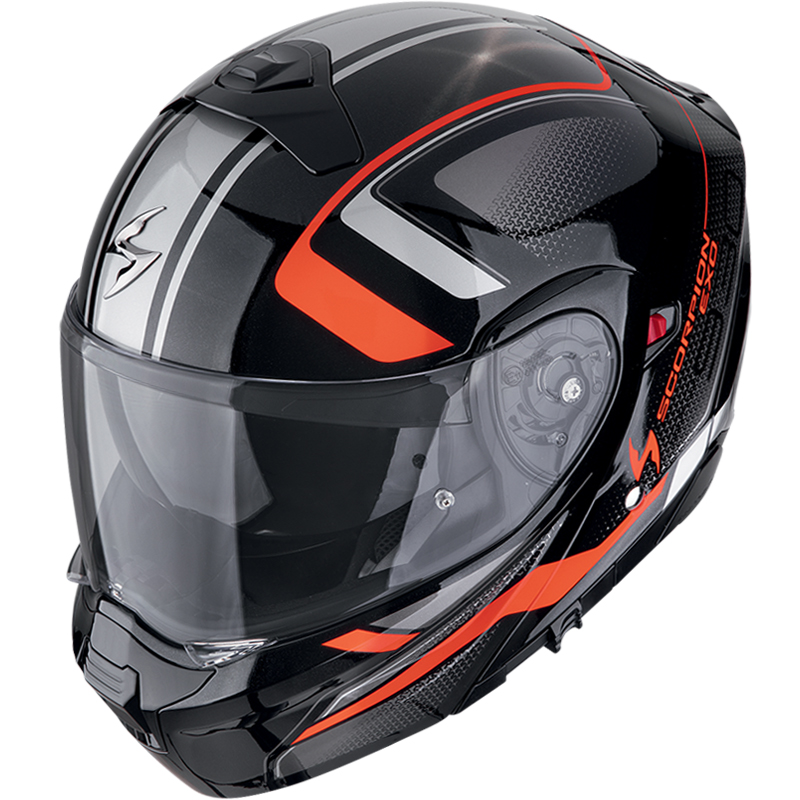 CASCO SCORPION EXO-930 EVO ARDENS BLACK METAL/RED