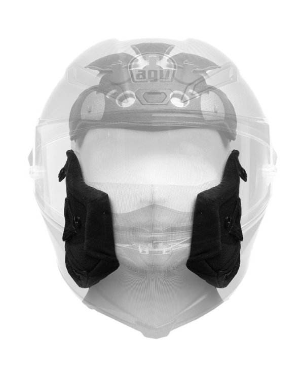 CARRILLERAS CASCO AGV K1 TALLA (ML)